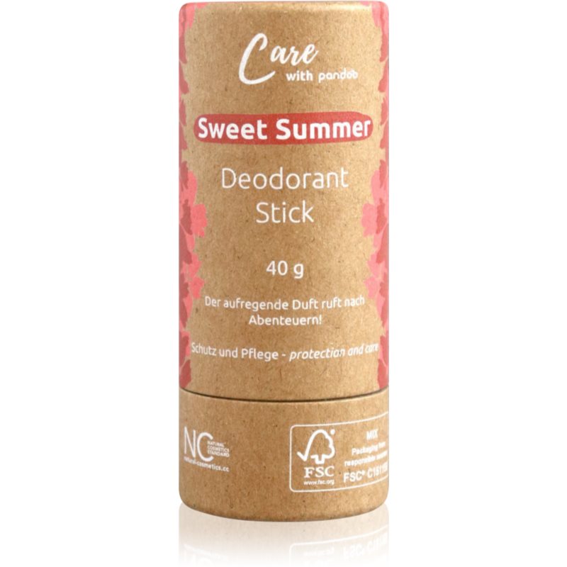 Pandoo Deodorant Stick trdi dezodorant Sweet Summer 40 g