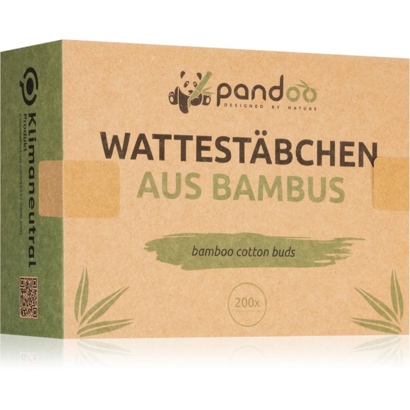 Pandoo Bamboo Cotton Buds ватні палички 200 кс