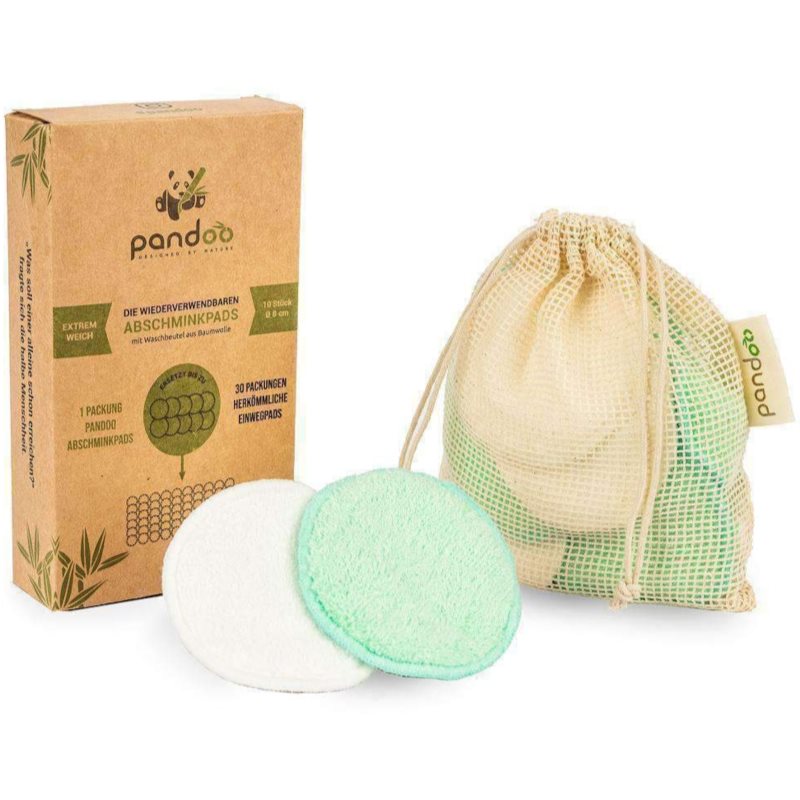 Pandoo Make-up Remover Pads Washable & Reusable washable cotton pads 10 pc

