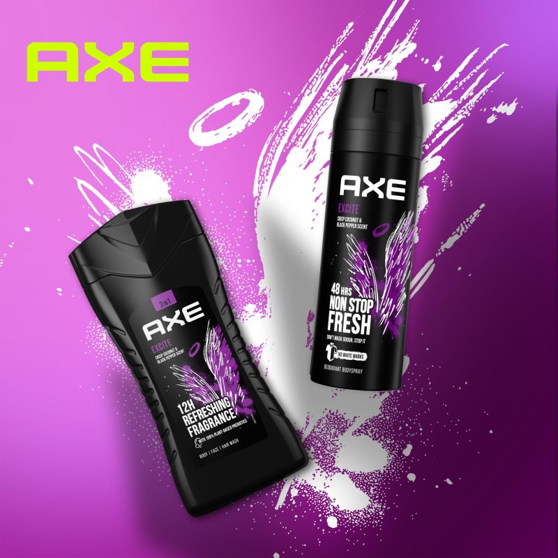 Axe Excite освіжаючий гель для душа для чоловіків 250 мл