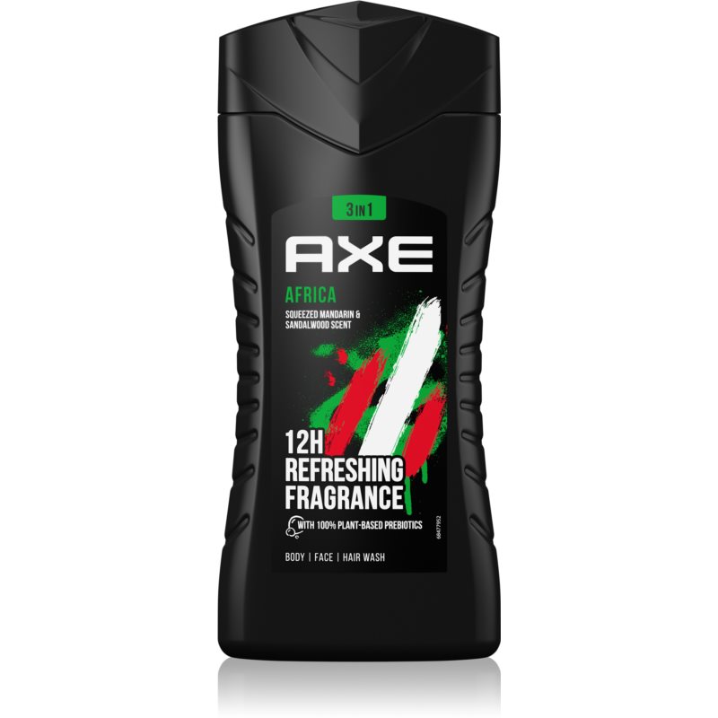 Axe Africa osvežujoč gel za prhanje za moške 250 ml