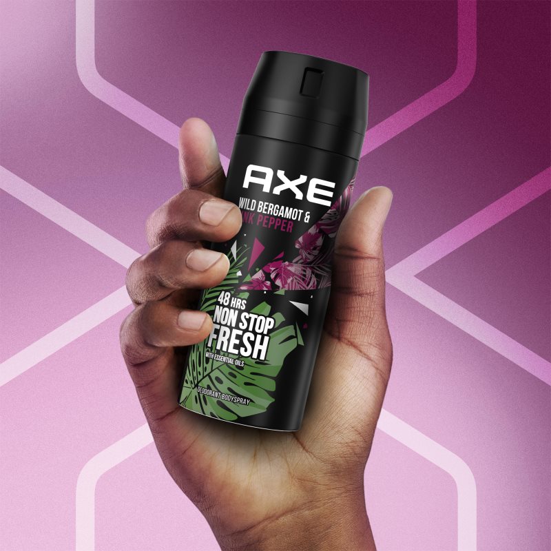 Axe Wild Fresh Bergamot & Pink Pepper Deodorant And Body Spray 150 Ml