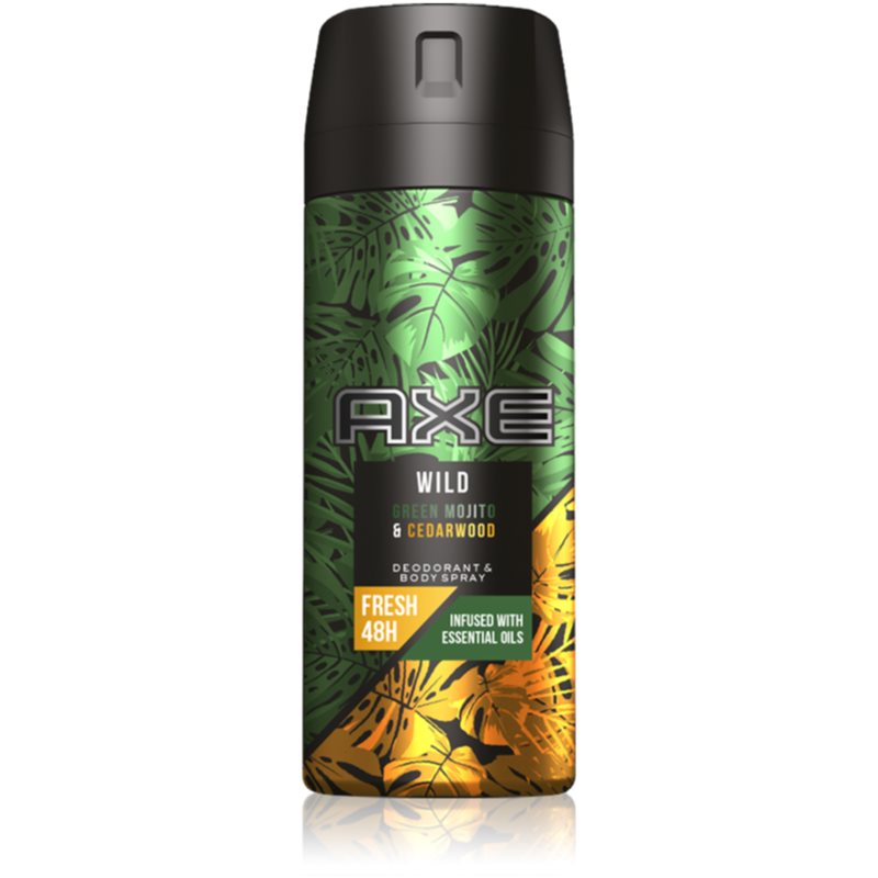 

Axe Wild Green Mojito & Cedarwood дезодорант та спрей для тіла