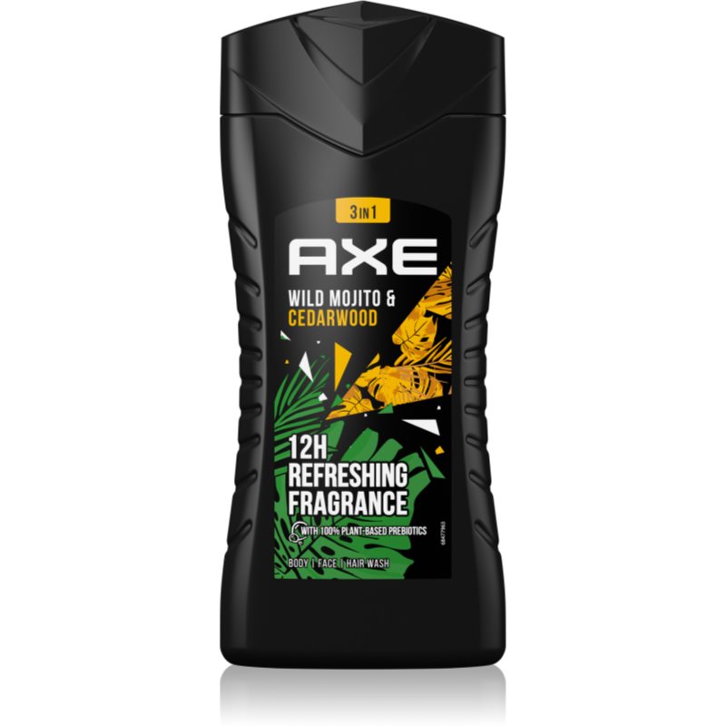 Axe Wild Green Mojito & Cedarwood osvěžující sprchový gel pro muže 250 ml
