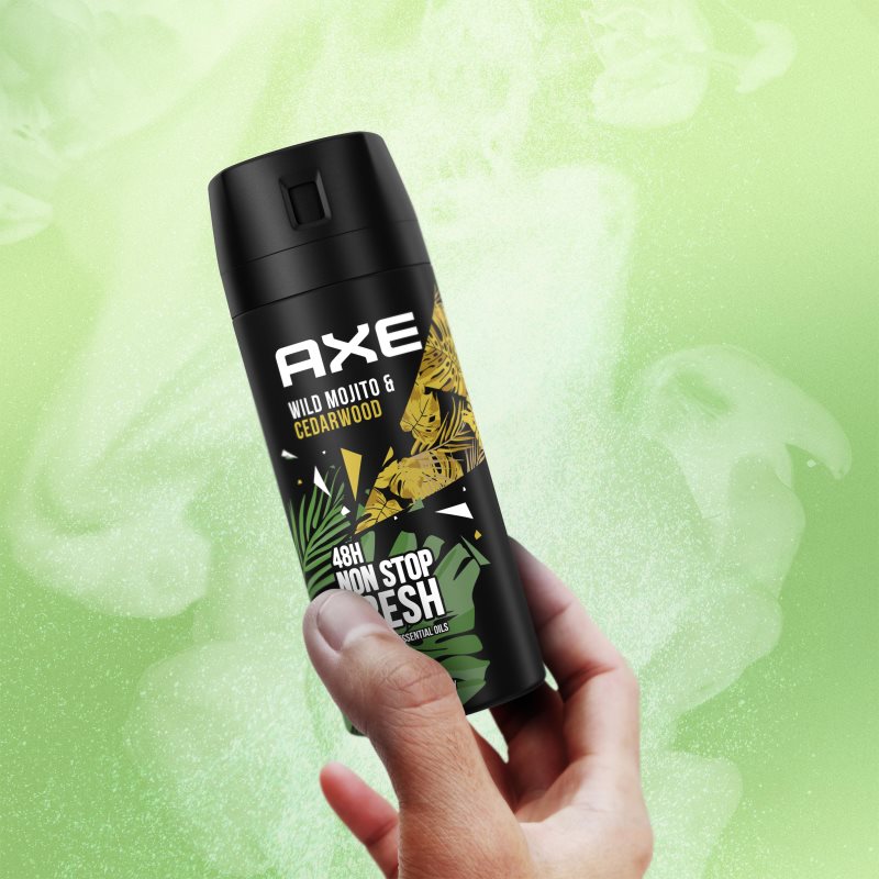 Axe Wild Green Mojito & Cedarwood дезодорант та спрей для тіла I. 150 мл