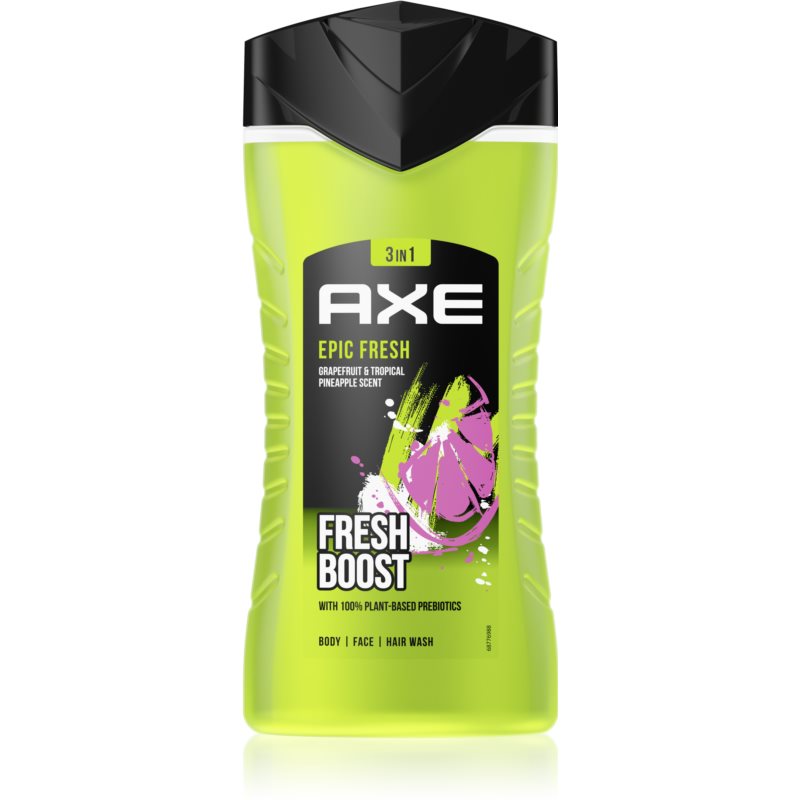 Axe Epic Fresh dušo želė veidui, kūnui ir plaukams 250 ml