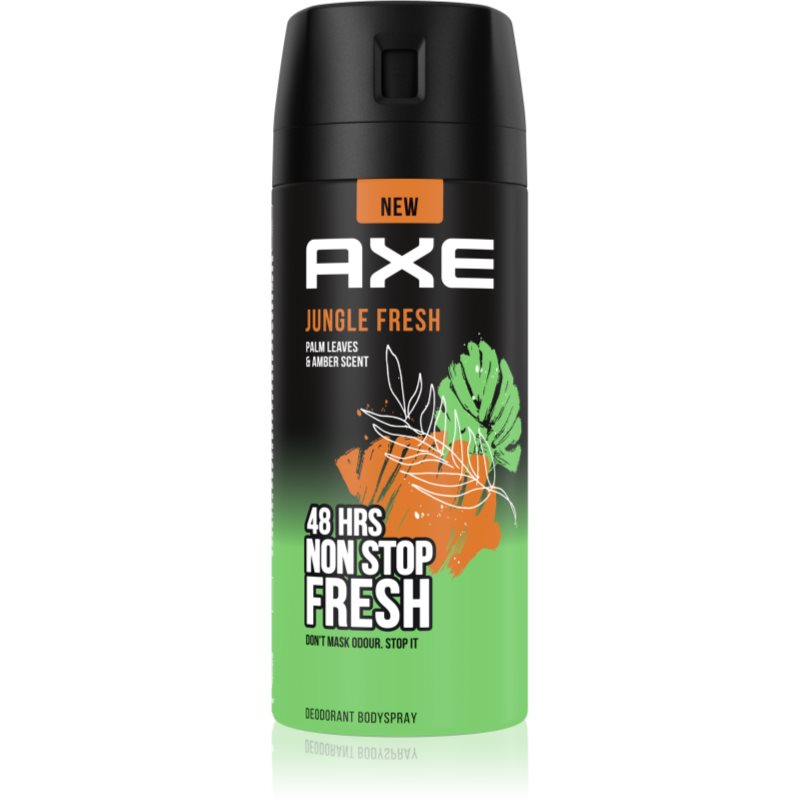 Axe Jungle Fresh dezodorant in pršilo za telo za moške Palm Leaves & Amber 150 ml