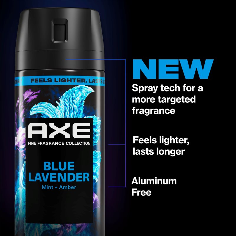 Axe Premium Blue Lavender deodorant sprej pro muže 150 ml (obrázek 5)