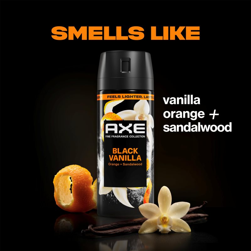 Axe Premium Black Vanilla deodorant sprej pro muže 150 ml (obrázek 4)
