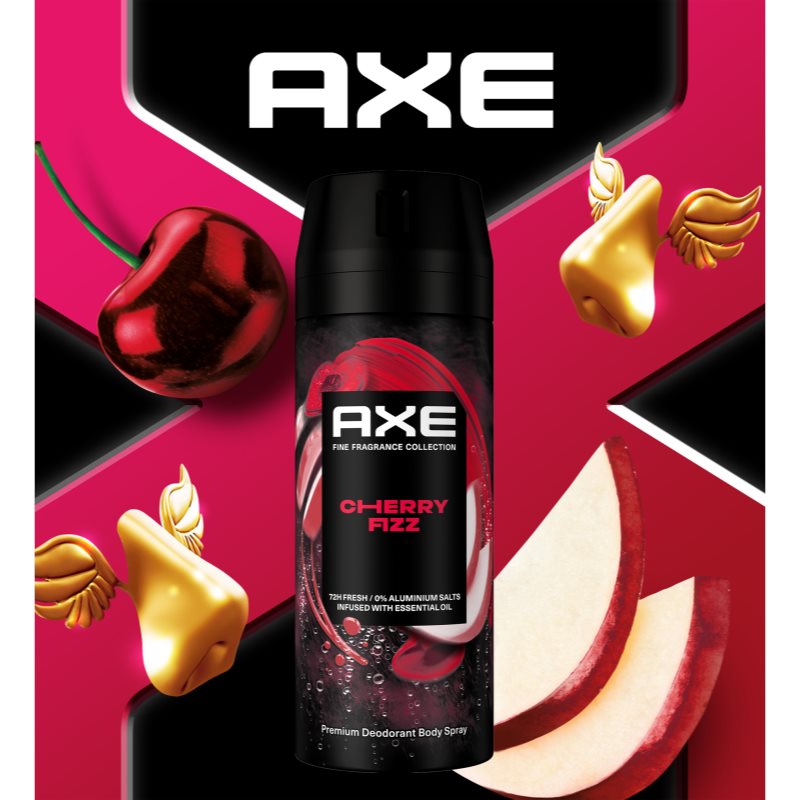  Axe Premium Cherry Fizz Dezodorant Spray Dla Mężczyzn 150 Ml 