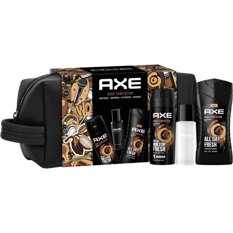 Axe Dark Temptation Chocolate Presentförpackning för kropp män 4 st. male