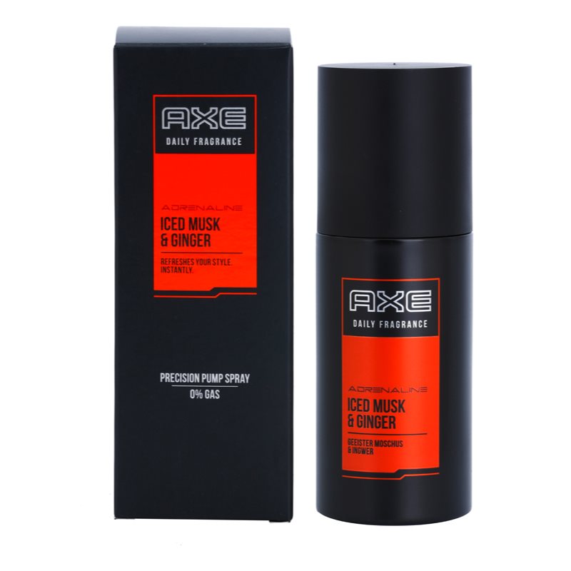 

Axe Adrenaline Iced Musk and Ginger спрей для тіла для чоловіків