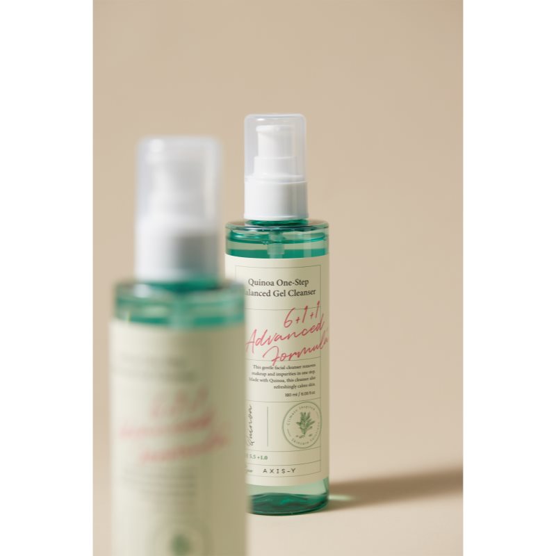 AXIS-Y 6+1+1 Advanced Formula Quinoa One-Step Balanced Gel Cleanser čisticí a odličovací gel pro citlivou pleť 180 ml (obrázek 5)