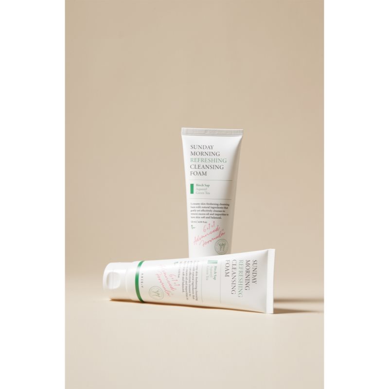 AXIS-Y 6+1+1 Advanced Formula Sunday Morning Refreshing Cleansing Foam hloubkově čisticí krémová pěna pro citlivou pleť 120 ml (obrázek 5)
