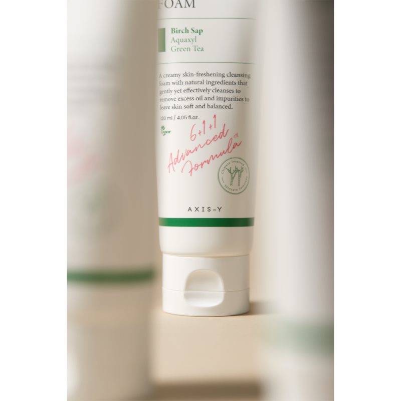AXIS-Y 6+1+1 Advanced Formula Sunday Morning Refreshing Cleansing Foam hloubkově čisticí krémová pěna pro citlivou pleť 120 ml (obrázek 8)