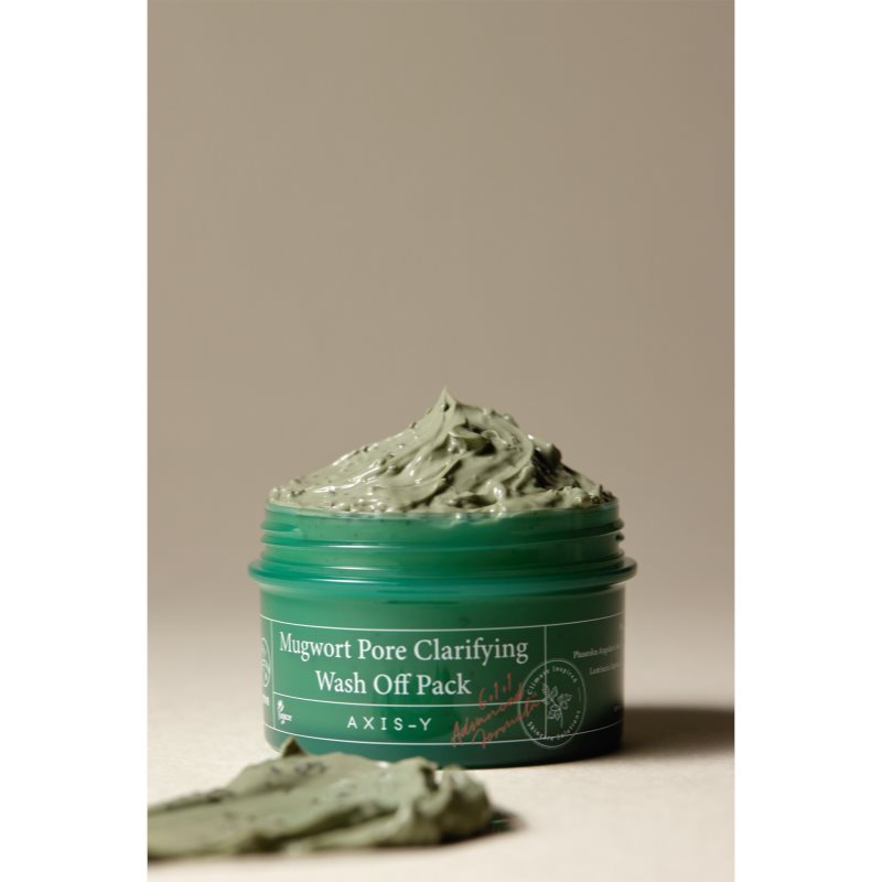 AXIS-Y 6+1+1 Advanced Formula Mugwort Pore Clarifying Wash Off Pack hloubkově čisticí maska se zklidňujícím účinkem 100 ml (obrázek 5)