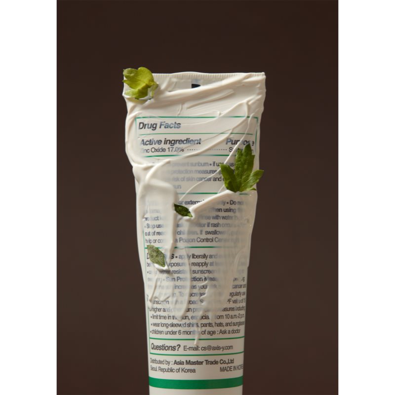 AXIS-Y 6+1+1 Advanced Formula Complete No-Stress Physical Sunscreen lehký ochranný krém na obličej SPF 50+ 50 ml (obrázek 5)