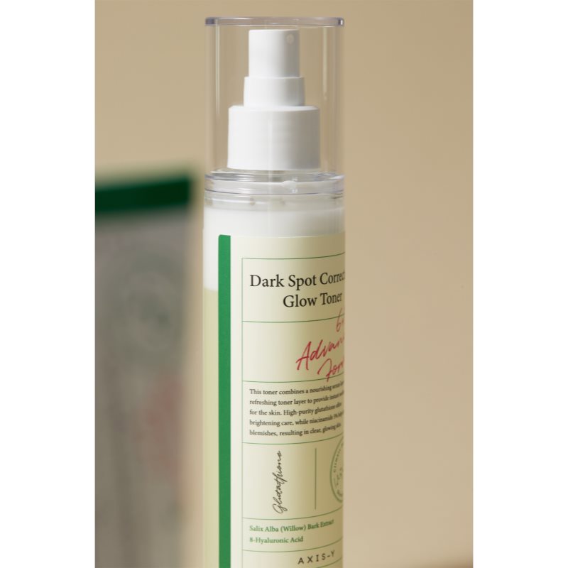 AXIS-Y 6+1+1 Advanced Formula Dark Spot Correcting Glow Toner rozjasňující tonikum pro pleť s hyperpigmentací 125 ml (obrázek 4)