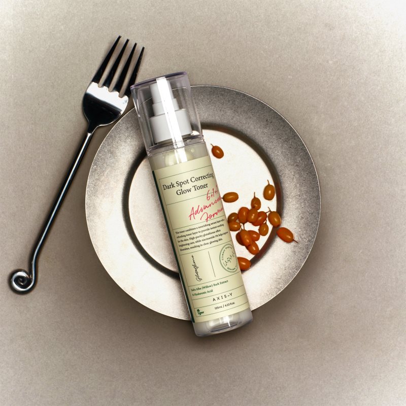 AXIS-Y 6+1+1 Advanced Formula Dark Spot Correcting Glow Toner rozjasňující tonikum pro pleť s hyperpigmentací 125 ml (obrázek 8)