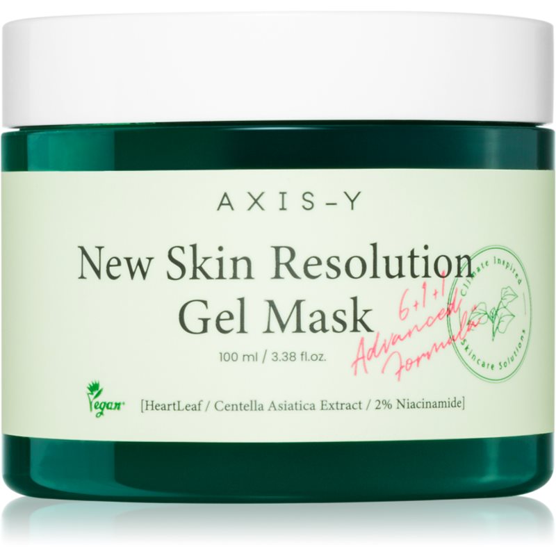 AXIS-Y 6+1+1 Advanced Formula New Skin Resolution Gel Mask beruhigende Gel-Maske mit kühlender Wirkung 100 ml