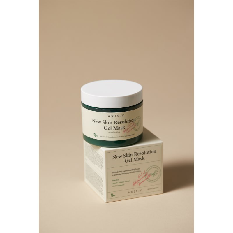 AXIS-Y 6+1+1 Advanced Formula New Skin Resolution Gel Mask zklidňující gelová maska s chladivým účinkem 100 ml (obrázek 5)