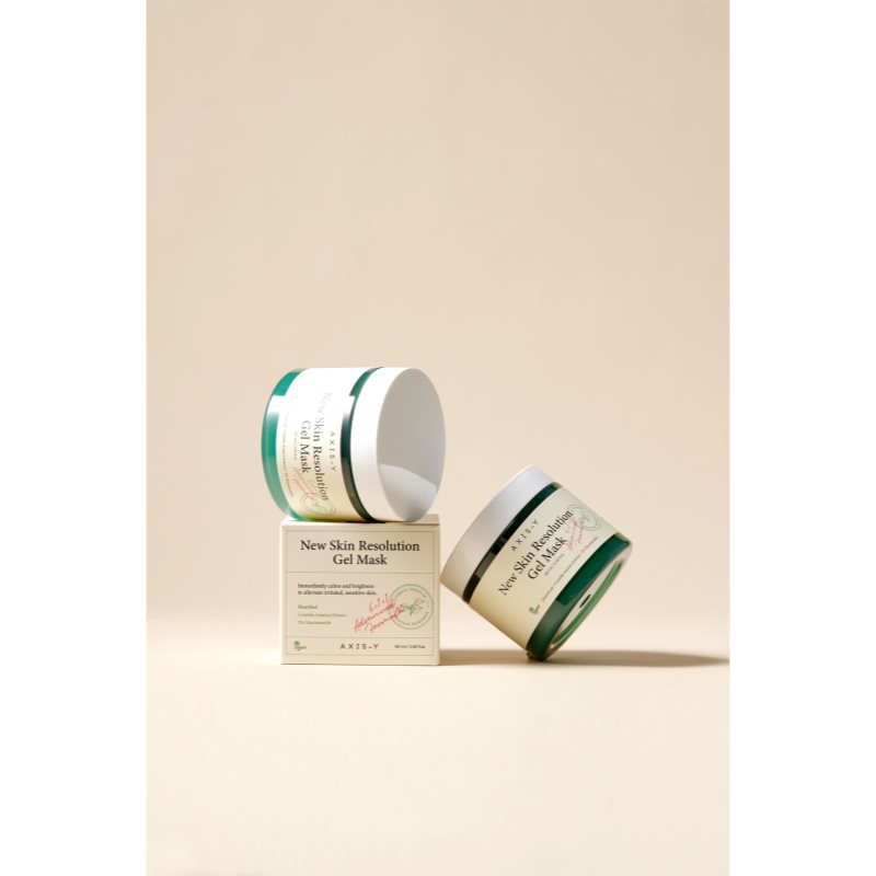 AXIS-Y 6+1+1 Advanced Formula New Skin Resolution Gel Mask zklidňující gelová maska s chladivým účinkem 100 ml (obrázek 6)