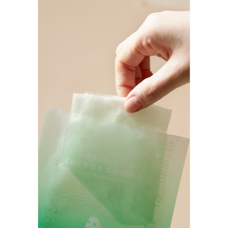 AXIS-Y Mugwort Green Vital Energy Complex Sheet Mask plátýnková maska s hydratačním a zklidňujícím účinkem 27 ml (obrázek 4)