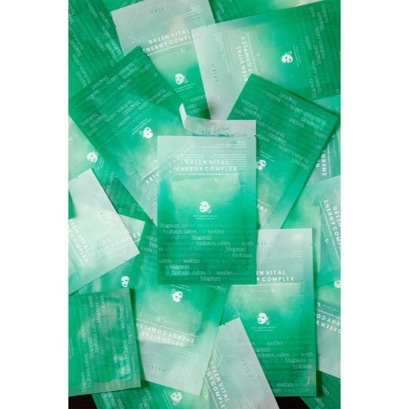 AXIS-Y Mugwort Green Vital Energy Complex Sheet Mask plátýnková maska s hydratačním a zklidňujícím účinkem 27 ml (obrázek 8)