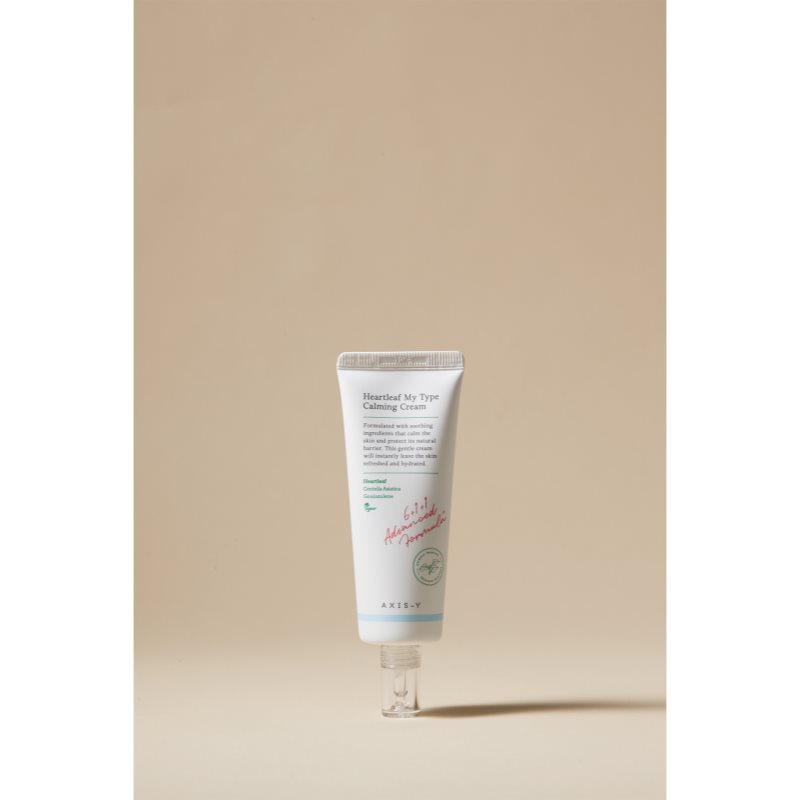 AXIS-Y 6+1+1 Advanced Formula Heartleaf My Type Calming Cream lehký gelový krém pro zklidnění a posílení citlivé pleti 60 ml (obrázek 3)