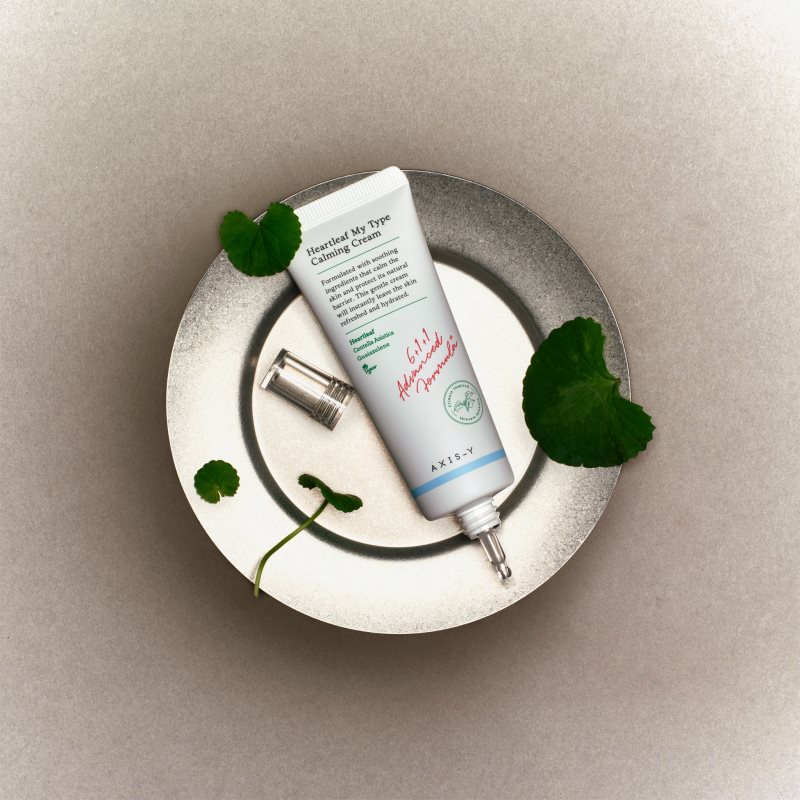 AXIS-Y 6+1+1 Advanced Formula Heartleaf My Type Calming Cream lehký gelový krém pro zklidnění a posílení citlivé pleti 60 ml (obrázek 7)