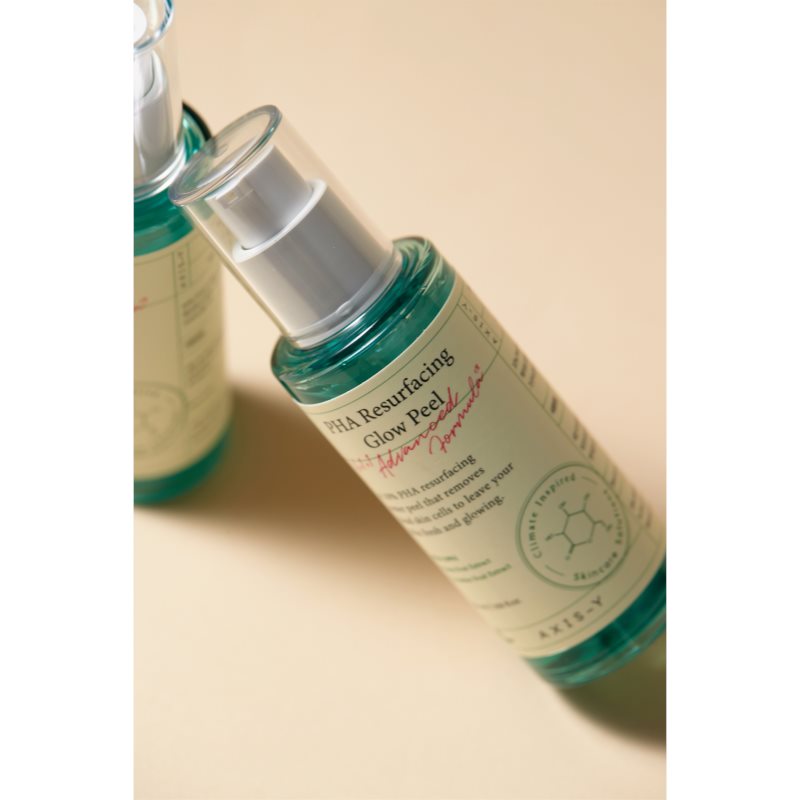 AXIS-Y 6+1+1 Advanced Formula PHA Resurfacing Glow Peel čisticí pleťový peeling pro rozjasnění pleti 50 ml (obrázek 4)