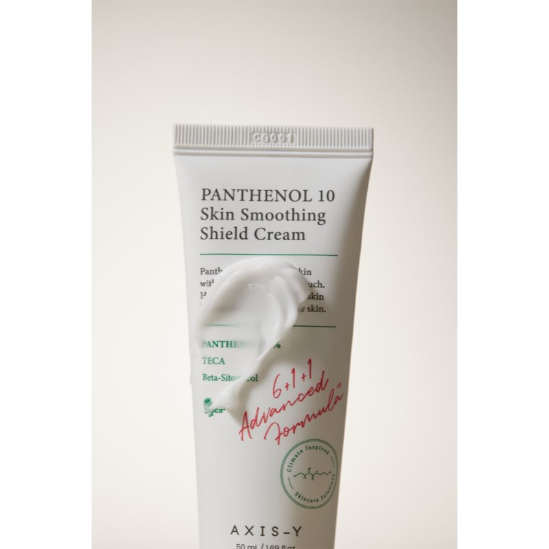 AXIS-Y 6+1+1 Advanced Formula Panthenol 10 Skin Smoothing Shield Cream lehký hydratační krém pro obnovu kožní bariéry 50 ml (obrázek 3)