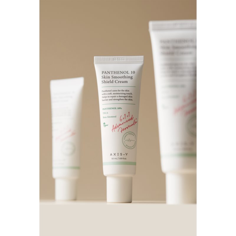AXIS-Y 6+1+1 Advanced Formula Panthenol 10 Skin Smoothing Shield Cream lehký hydratační krém pro obnovu kožní bariéry 50 ml (obrázek 10)