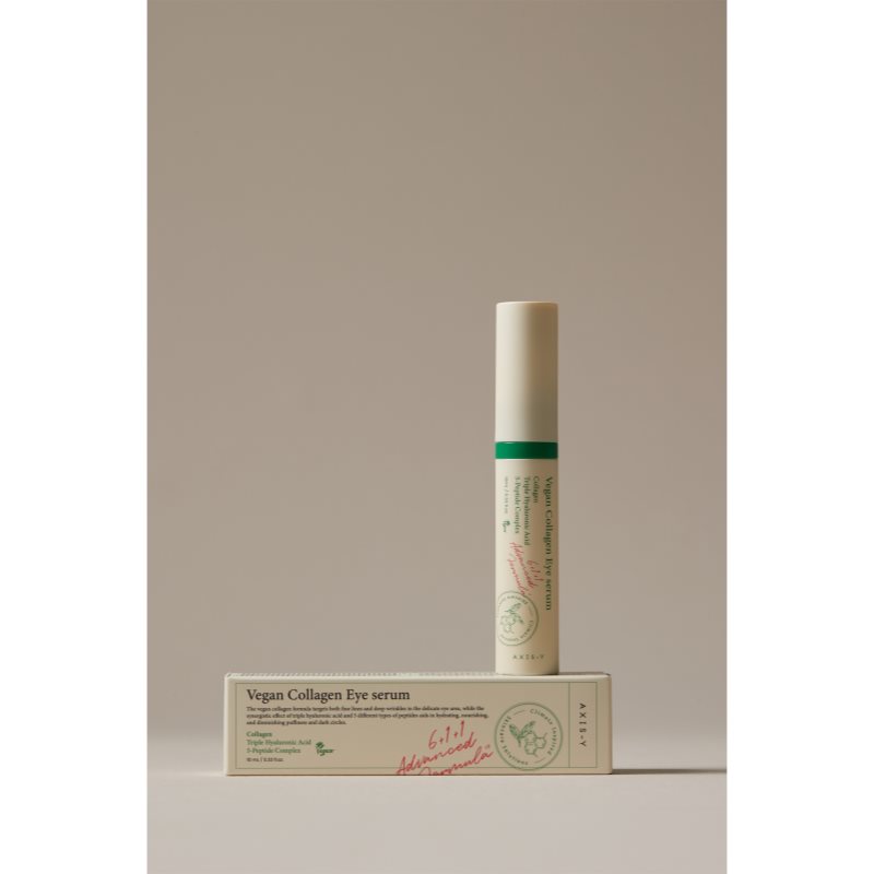 AXIS-Y 6+1+1 Advanced Formula Vegan Collagen Eye Serum oční sérum proti otokům a vráskám s kolagenem 10 ml (obrázek 6)