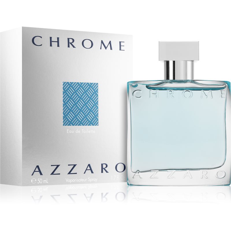 Azzaro Chrome Eau De Toilette For Men 50 Ml