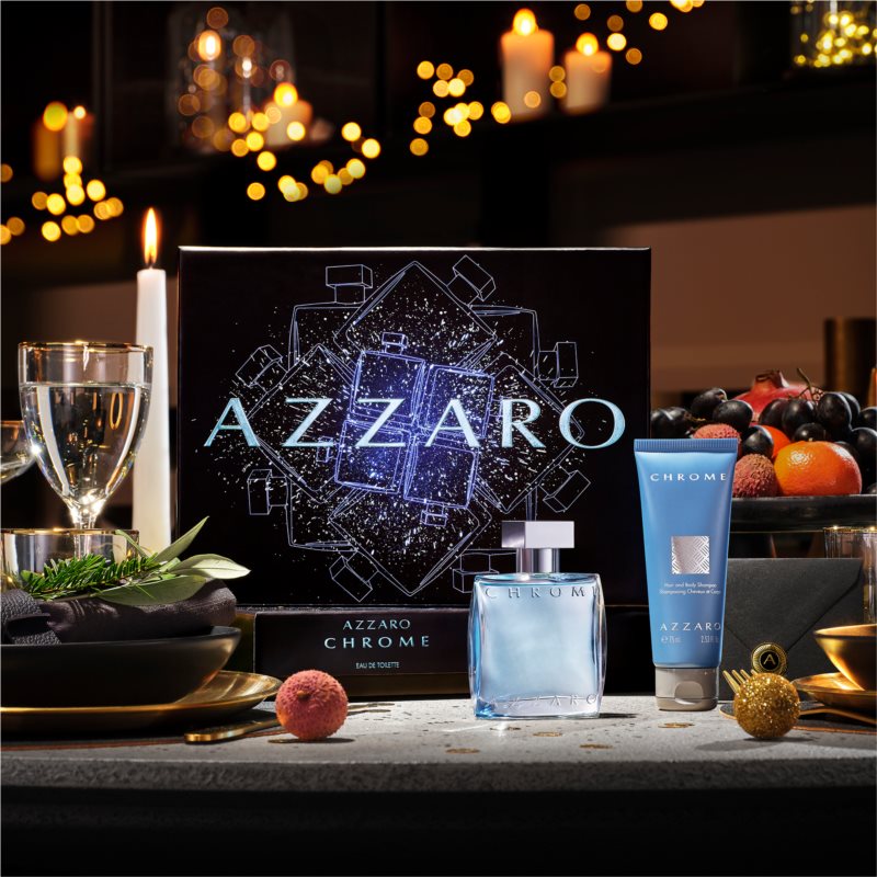 Azzaro Chrome EDT Gift Set For Men