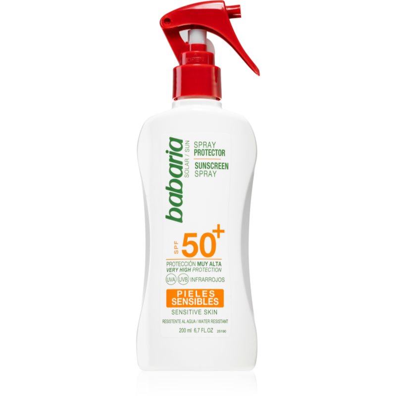 Babaria Sun Sensitive Sunscreen Spray For Sensitive Skin SPF 50+ 200 Ml