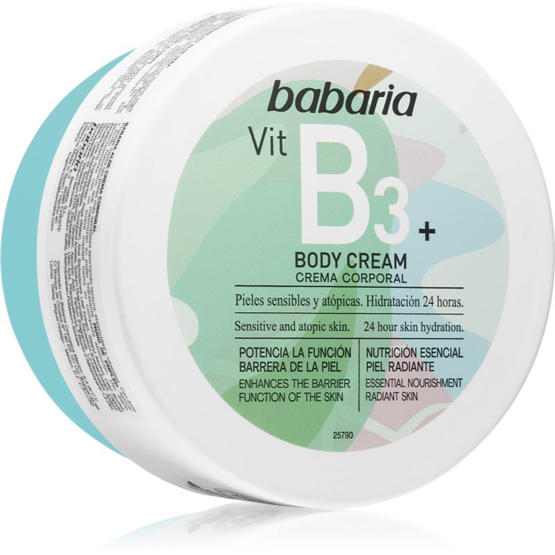 Babaria Vitamin B3 telový krém pre citlivú pokožku 400 ml