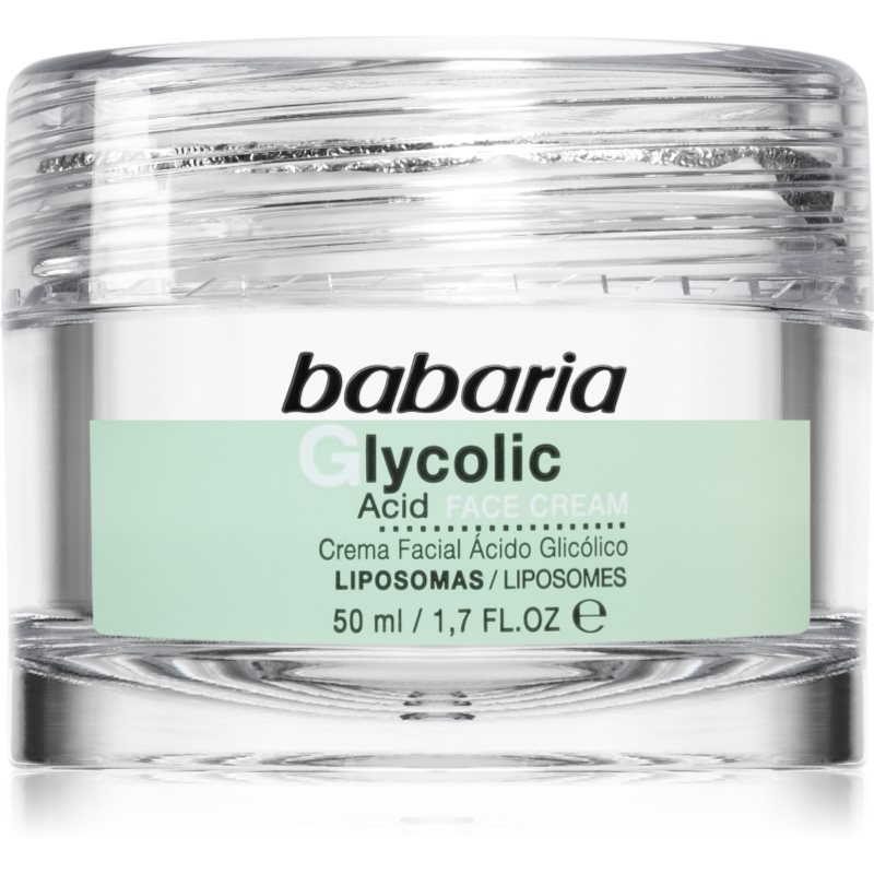 Photos - Cream / Lotion Babaria Babaria Glycolic Acid regenerating face cream night 50 ml