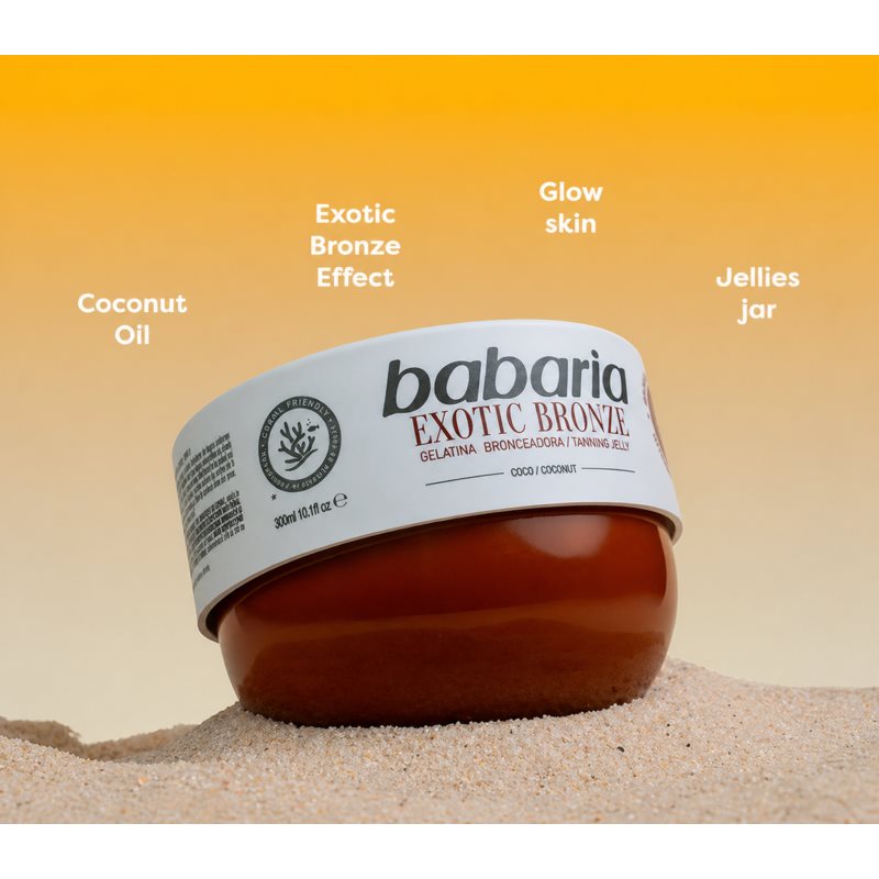 Babaria Tanning Jelly Exotic Bronze telový gél pre intenzívne opálenie 300 ml (obrázok 3)