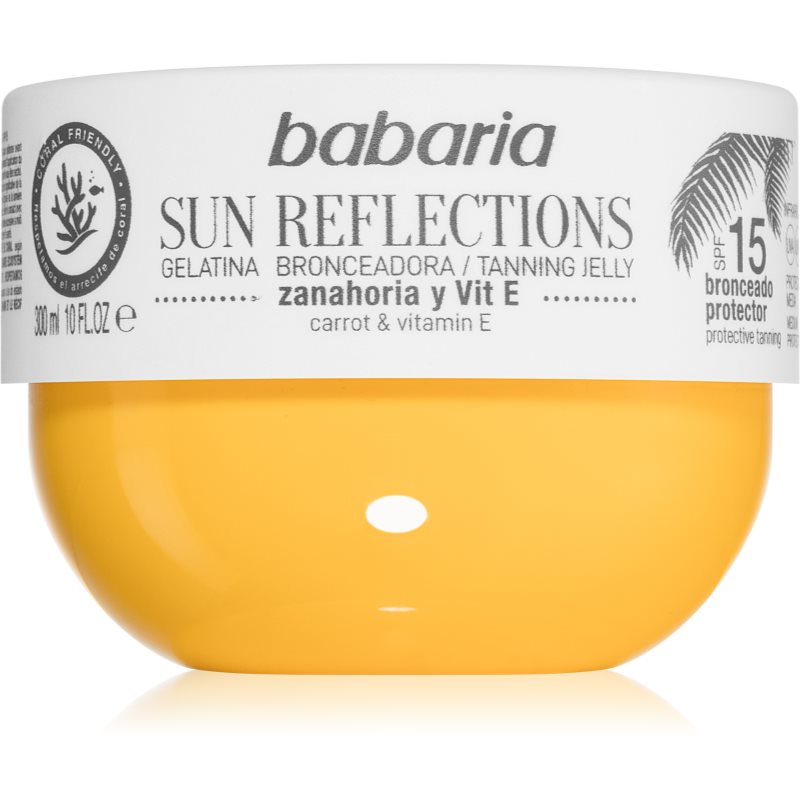 Babaria Tanning Jelly Sun Reflections Protective Gel SPF 15 300 Ml