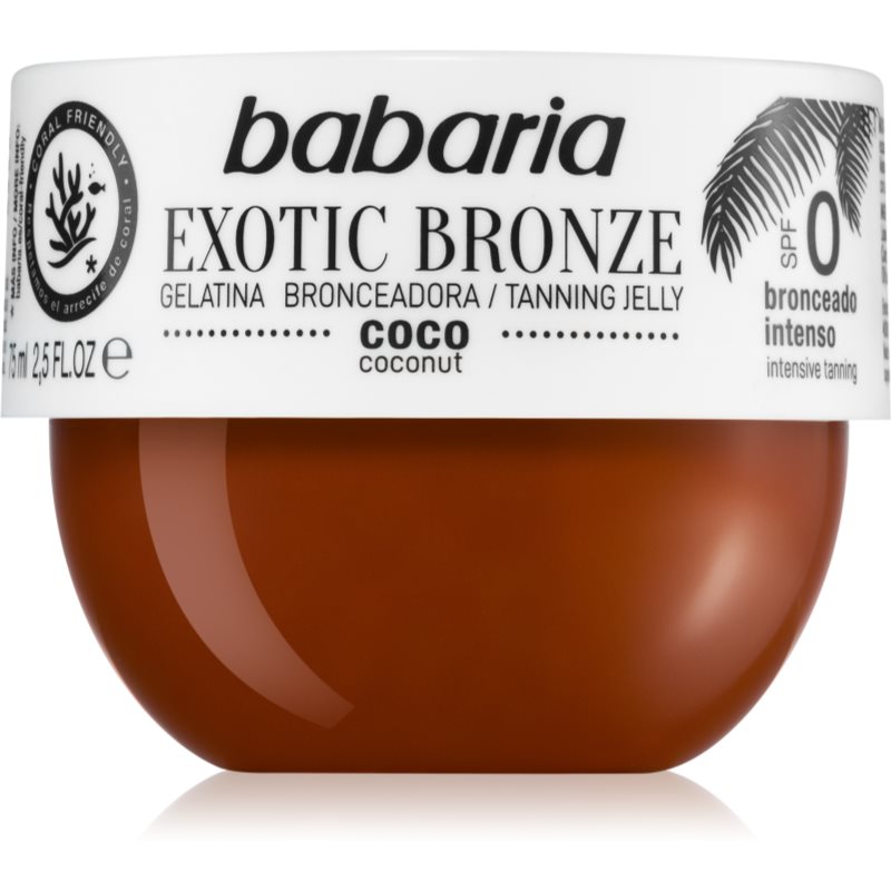 Babaria Tanning Jelly Exotic Bronze Körpergel beschleunigte Bräunung 75 ml