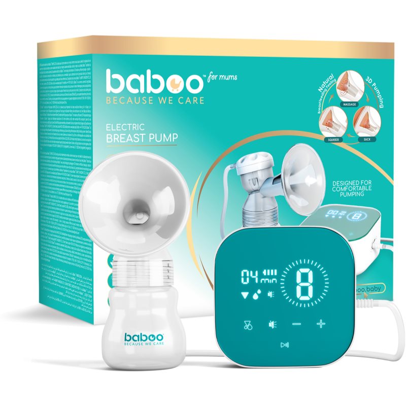 Baboo Electric Breast Pump with 3D Suction Technology odsávačka mateřského mléka 1 ks (obrázek 5)