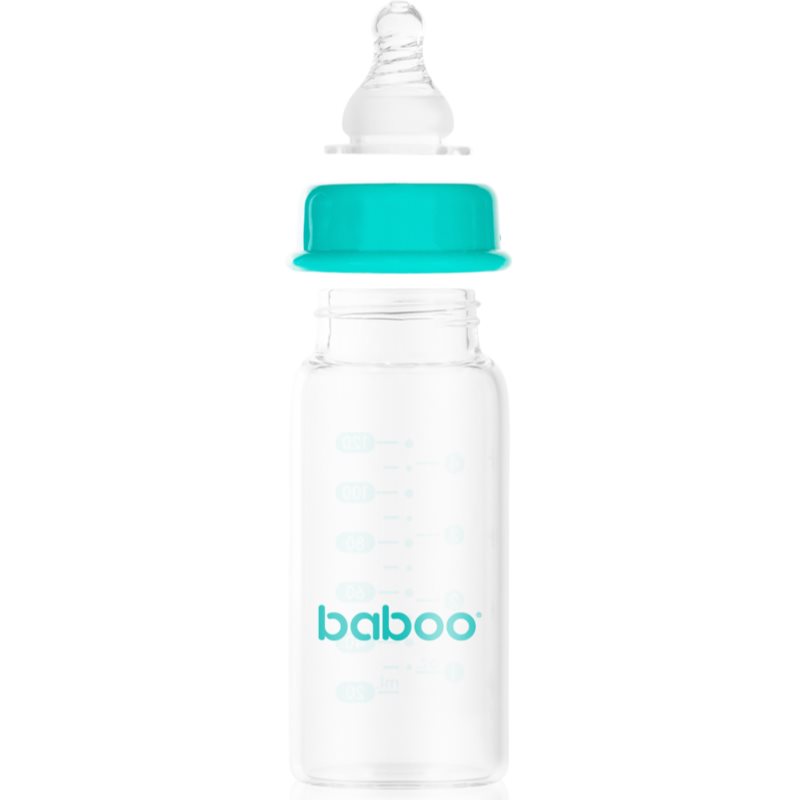 Baboo Anti-Colic Glass Bottle Glasfläschchen mit Anti-Kolik-System 0m+ 120 ml (Bild 3)