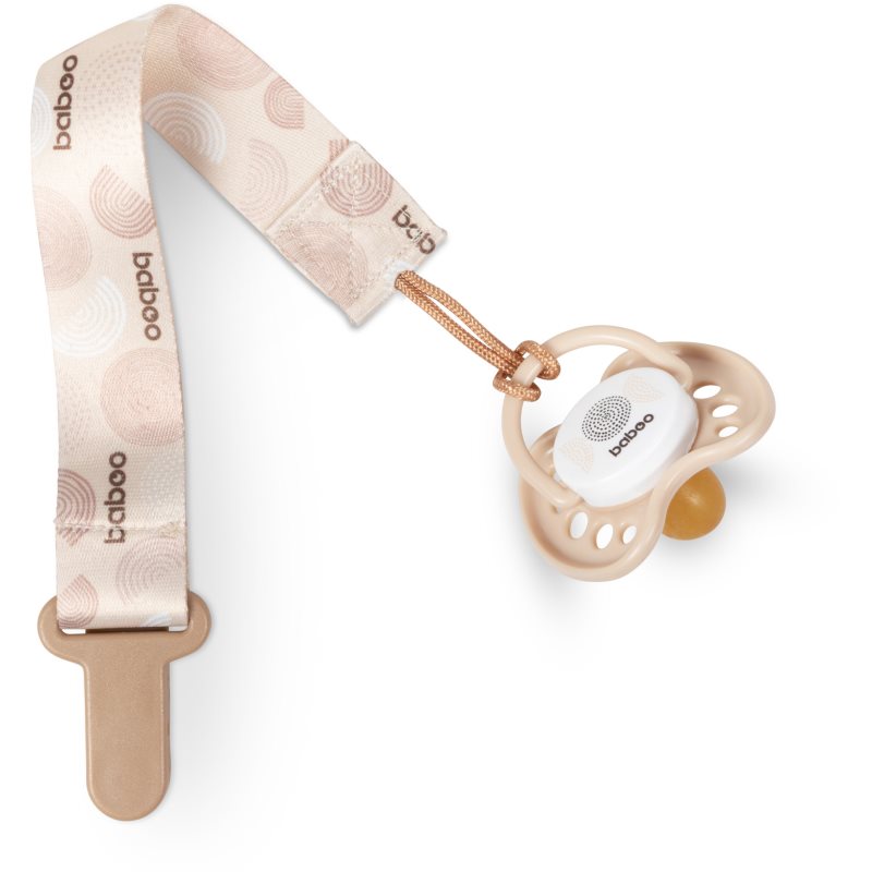 Baboo Textile Soother Holder Schnullerclip Au Naturale 1 St.