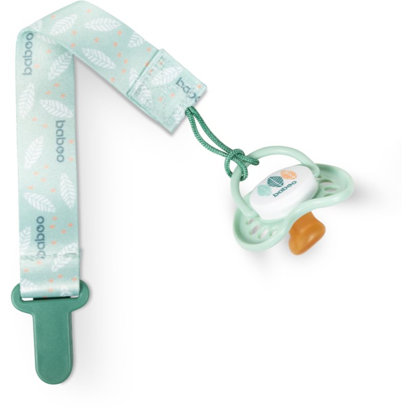 Baboo Textile Soother Holder Schnullerclip Peachy Keen 1 St.
