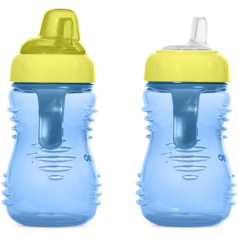 Baboo Cup with Silicone Spout Tasse mit Strohhalm Blue, 6m+ 260 ml (Bild 3)