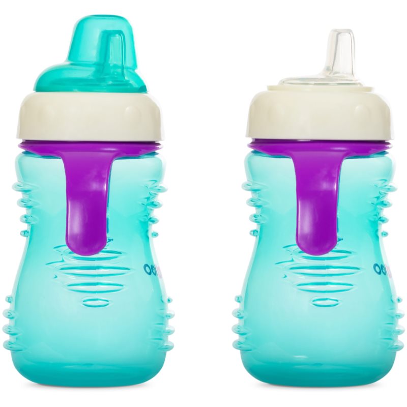 Baboo Cup with Silicone Spout Tasse mit Strohhalm Mint, 6m+ 260 ml (Bild 4)