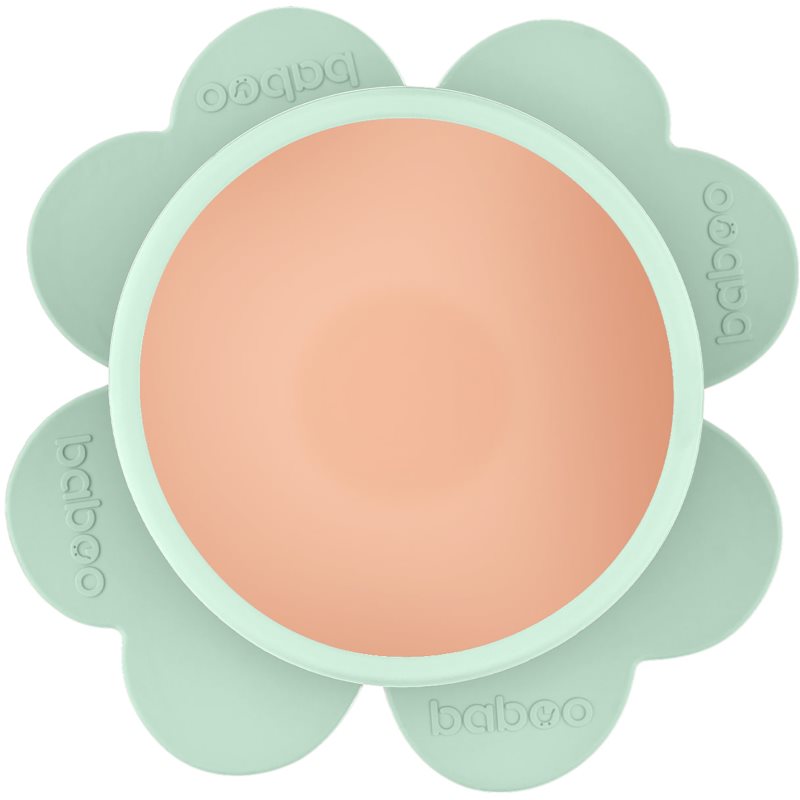 Baboo Silicone Bowl Silikonschüssel mit Saugnapf Peachy Keen, 6m+ 1 St. (Bild 3)