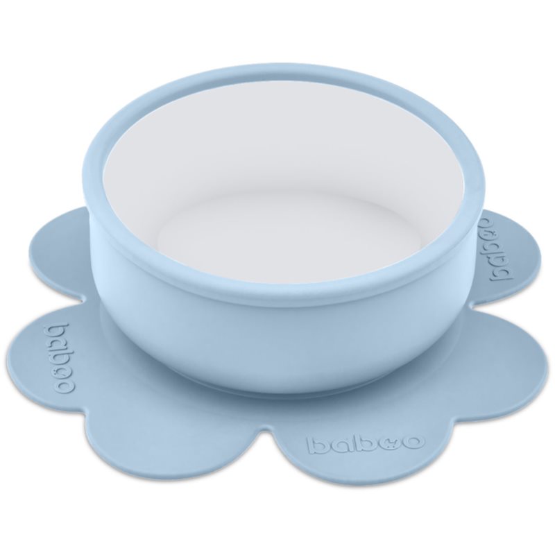 Baboo Silicone Bowl silikónová miska s prísavkou Blue Haze, 6m  1 ks